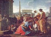 Nicolas Poussin Ruhe auf der Flucht nach Agypten France oil painting artist